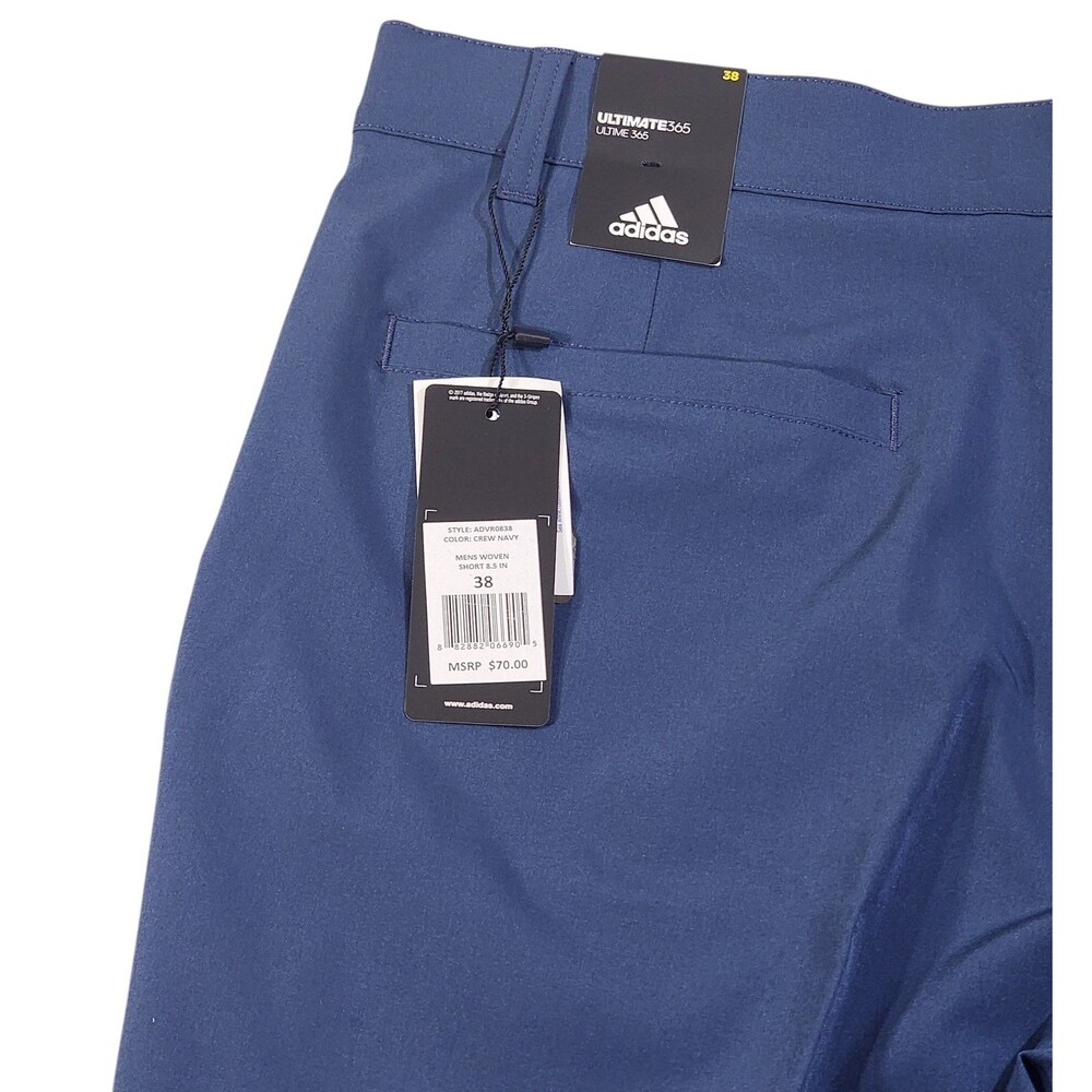Adidas Ultimate365 Men's 8.5" Golf Shorts Crew Navy Chino Style ADVR0838 NWT - Picture 9 of 9